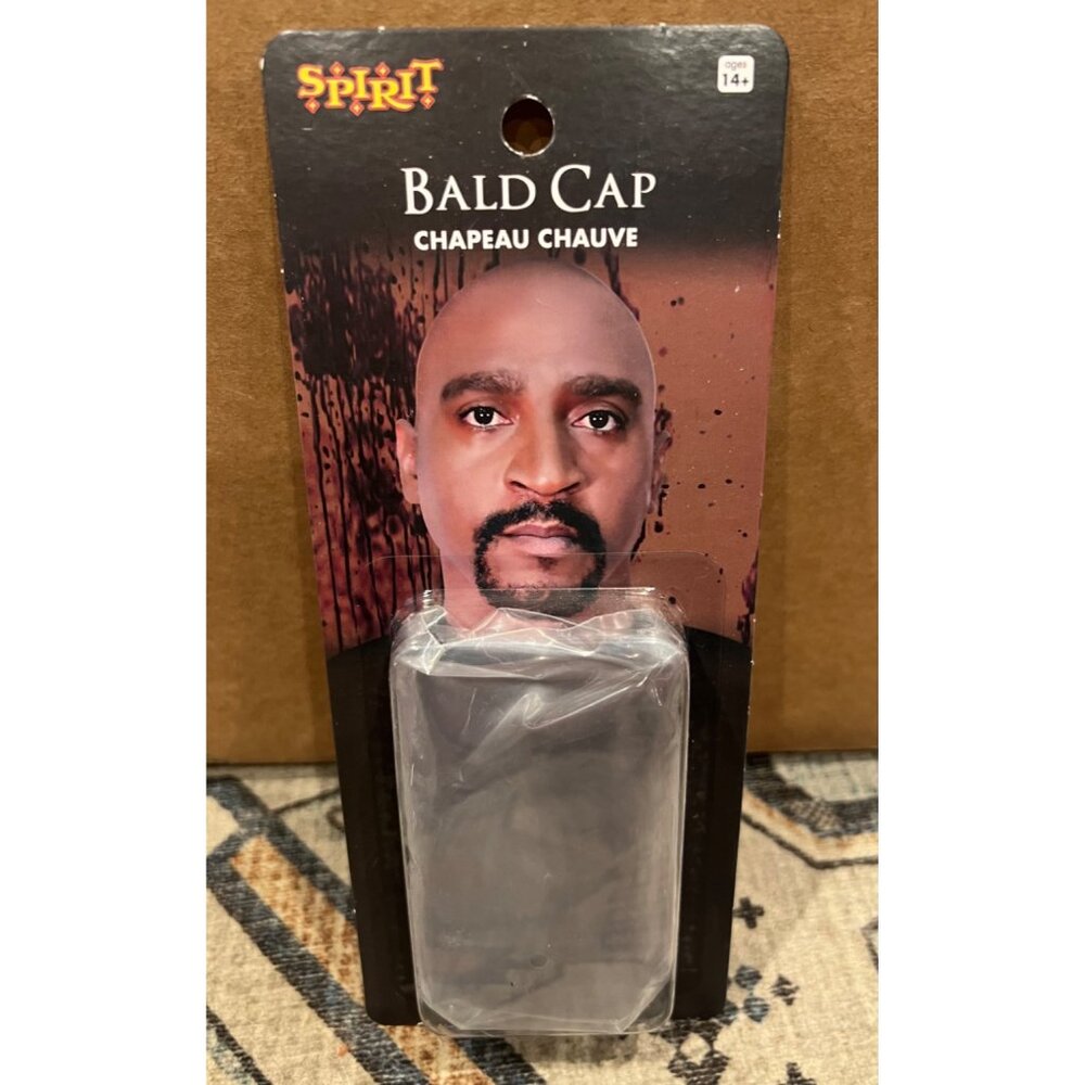 Spirit‎ Halloween Bald Cap Latex Flesh Skin Costumes Dress Up SEALED